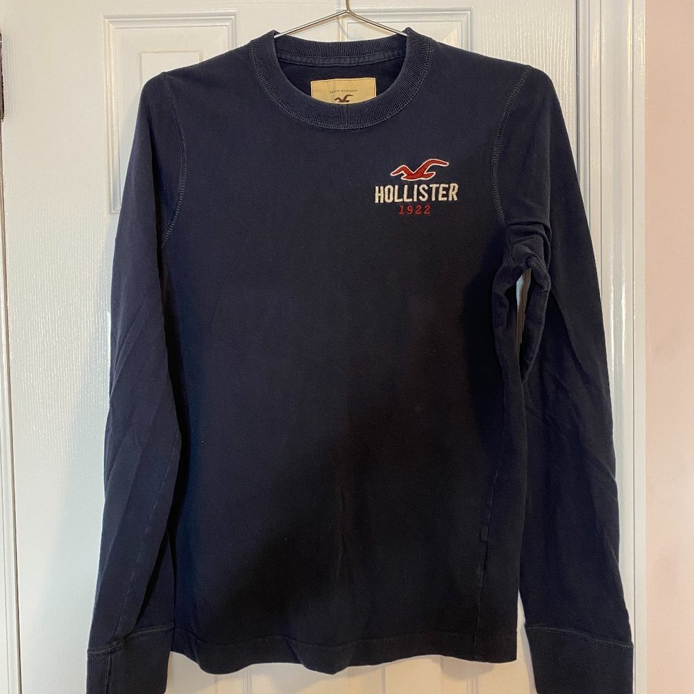 Hollister Navy Blue Long Sleeve